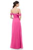 ColsBM Sylvia Rose Pink Bridesmaid Dresses Mature Floor Length Sweetheart Ruching A-line Zip up