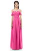 ColsBM Sylvia Rose Pink Bridesmaid Dresses Mature Floor Length Sweetheart Ruching A-line Zip up