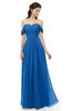 ColsBM Sylvia Royal Blue Bridesmaid Dresses Mature Floor Length Sweetheart Ruching A-line Zip up