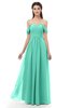 ColsBM Sylvia Seafoam Green Bridesmaid Dresses Mature Floor Length Sweetheart Ruching A-line Zip up