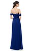 ColsBM Sylvia Sodalite Blue Bridesmaid Dresses Mature Floor Length Sweetheart Ruching A-line Zip up