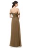 ColsBM Sylvia Truffle Bridesmaid Dresses Mature Floor Length Sweetheart Ruching A-line Zip up