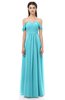 ColsBM Sylvia Turquoise Bridesmaid Dresses Mature Floor Length Sweetheart Ruching A-line Zip up