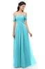 ColsBM Sylvia Turquoise Bridesmaid Dresses Mature Floor Length Sweetheart Ruching A-line Zip up
