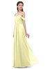 ColsBM Sylvia Wax Yellow Bridesmaid Dresses Mature Floor Length Sweetheart Ruching A-line Zip up