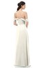 ColsBM Sylvia Whisper White Bridesmaid Dresses Mature Floor Length Sweetheart Ruching A-line Zip up
