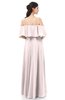 ColsBM Jamie Angel Wing Bridesmaid Dresses Floor Length Pleated V-neck Half Backless A-line Modern