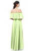 ColsBM Jamie Butterfly Bridesmaid Dresses Floor Length Pleated V-neck Half Backless A-line Modern