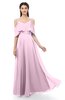 ColsBM Jamie Fairy Tale Bridesmaid Dresses Floor Length Pleated V-neck Half Backless A-line Modern