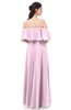 ColsBM Jamie Fairy Tale Bridesmaid Dresses Floor Length Pleated V-neck Half Backless A-line Modern