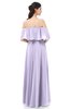 ColsBM Jamie Pastel Lilac Bridesmaid Dresses Floor Length Pleated V-neck Half Backless A-line Modern