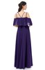 ColsBM Jamie Royal Purple Bridesmaid Dresses Floor Length Pleated V-neck Half Backless A-line Modern