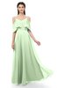ColsBM Jamie Seacrest Bridesmaid Dresses Floor Length Pleated V-neck Half Backless A-line Modern
