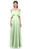 ColsBM Jamie Seacrest Bridesmaid Dresses Floor Length Pleated V-neck Half Backless A-line Modern
