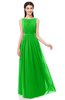 ColsBM Briar Classic Green Bridesmaid Dresses Sleeveless A-line Pleated Floor Length Elegant Bateau