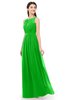 ColsBM Briar Classic Green Bridesmaid Dresses Sleeveless A-line Pleated Floor Length Elegant Bateau