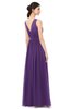 ColsBM Briar Dark Purple Bridesmaid Dresses Sleeveless A-line Pleated Floor Length Elegant Bateau