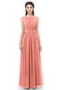 ColsBM Briar Desert Flower Bridesmaid Dresses Sleeveless A-line Pleated Floor Length Elegant Bateau