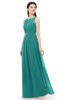 ColsBM Briar Emerald Green Bridesmaid Dresses Sleeveless A-line Pleated Floor Length Elegant Bateau