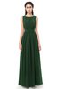 ColsBM Briar Hunter Green Bridesmaid Dresses Sleeveless A-line Pleated Floor Length Elegant Bateau