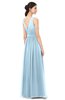 ColsBM Briar Ice Blue Bridesmaid Dresses Sleeveless A-line Pleated Floor Length Elegant Bateau