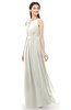 ColsBM Briar Ivory Bridesmaid Dresses Sleeveless A-line Pleated Floor Length Elegant Bateau
