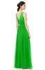 ColsBM Briar Jasmine Green Bridesmaid Dresses Sleeveless A-line Pleated Floor Length Elegant Bateau