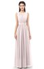 ColsBM Briar Light Pink Bridesmaid Dresses Sleeveless A-line Pleated Floor Length Elegant Bateau