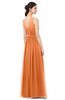 ColsBM Briar Mango Bridesmaid Dresses Sleeveless A-line Pleated Floor Length Elegant Bateau