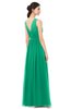 ColsBM Briar Pepper Green Bridesmaid Dresses Sleeveless A-line Pleated Floor Length Elegant Bateau
