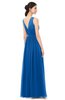 ColsBM Briar Royal Blue Bridesmaid Dresses Sleeveless A-line Pleated Floor Length Elegant Bateau