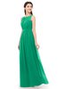 ColsBM Briar Sea Green Bridesmaid Dresses Sleeveless A-line Pleated Floor Length Elegant Bateau