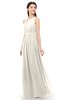 ColsBM Briar Whisper White Bridesmaid Dresses Sleeveless A-line Pleated Floor Length Elegant Bateau