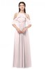 ColsBM Andi Angel Wing Bridesmaid Dresses Zipper Off The Shoulder Elegant Floor Length Sash A-line