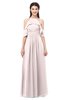 ColsBM Andi Angel Wing Bridesmaid Dresses Zipper Off The Shoulder Elegant Floor Length Sash A-line