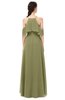 ColsBM Andi Cedar Bridesmaid Dresses Zipper Off The Shoulder Elegant Floor Length Sash A-line