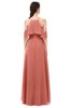 ColsBM Andi Crabapple Bridesmaid Dresses Zipper Off The Shoulder Elegant Floor Length Sash A-line