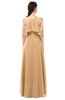 ColsBM Andi Desert Mist Bridesmaid Dresses Zipper Off The Shoulder Elegant Floor Length Sash A-line