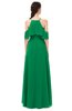 ColsBM Andi Green Bridesmaid Dresses Zipper Off The Shoulder Elegant Floor Length Sash A-line