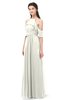 ColsBM Andi Ivory Bridesmaid Dresses Zipper Off The Shoulder Elegant Floor Length Sash A-line