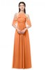 ColsBM Andi Mango Bridesmaid Dresses Zipper Off The Shoulder Elegant Floor Length Sash A-line