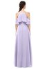 ColsBM Andi Pastel Lilac Bridesmaid Dresses Zipper Off The Shoulder Elegant Floor Length Sash A-line