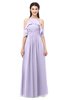 ColsBM Andi Pastel Lilac Bridesmaid Dresses Zipper Off The Shoulder Elegant Floor Length Sash A-line