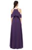 ColsBM Andi Violet Bridesmaid Dresses Zipper Off The Shoulder Elegant Floor Length Sash A-line