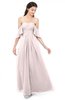 ColsBM Arden Angel Wing Bridesmaid Dresses Ruching Floor Length A-line Off The Shoulder Backless Cute