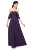 ColsBM Arden Blackberry Cordial Bridesmaid Dresses Ruching Floor Length A-line Off The Shoulder Backless Cute