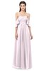 ColsBM Arden Blush Bridesmaid Dresses Ruching Floor Length A-line Off The Shoulder Backless Cute