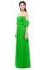 ColsBM Arden Classic Green Bridesmaid Dresses Ruching Floor Length A-line Off The Shoulder Backless Cute