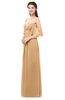 ColsBM Arden Desert Mist Bridesmaid Dresses Ruching Floor Length A-line Off The Shoulder Backless Cute