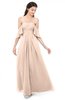 ColsBM Arden Fresh Salmon Bridesmaid Dresses Ruching Floor Length A-line Off The Shoulder Backless Cute